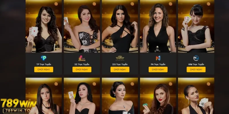 Live casino 789Win có vô vàn ưu điểm