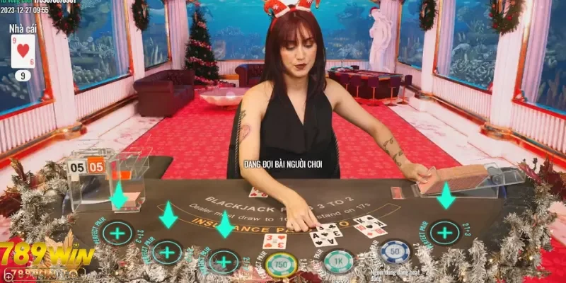 Casino Blackjack 789Win nổi trội với kiểu chơi livestream
