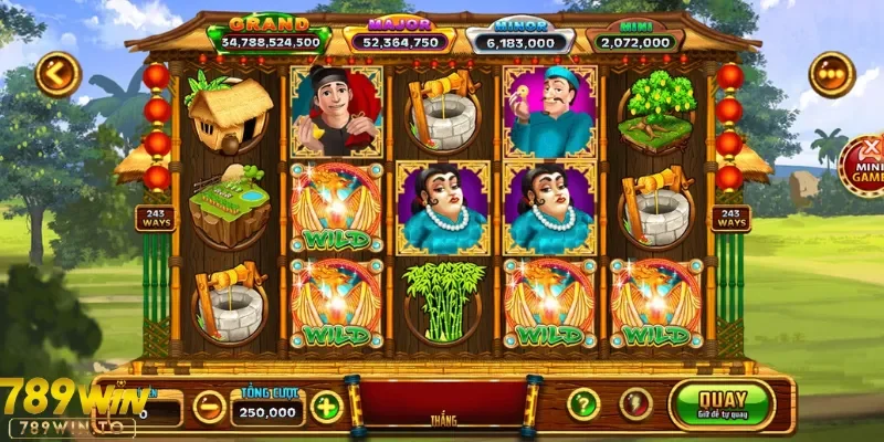 Chọn mức cược trước khi quay hũ 789Win