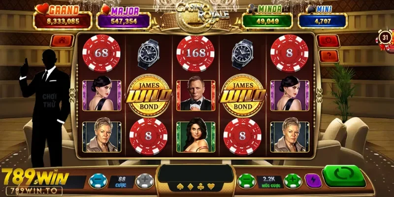 Guồng quay Casino royale có 243 cách chiến thắng