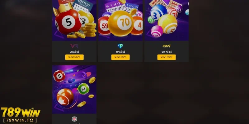 Sảnh chơi số xố trực tuyến của 789Win