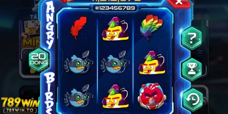 Thiết kế icon chú chim nổi giận slot Angry birds